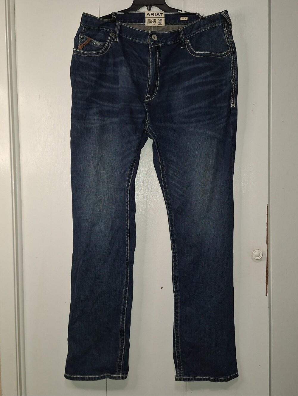 Ariat Dark Wash Relaxed Bootcut M4 Western Jeans 44/38